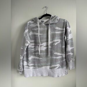Aerie Gray Camouflage Hoodie